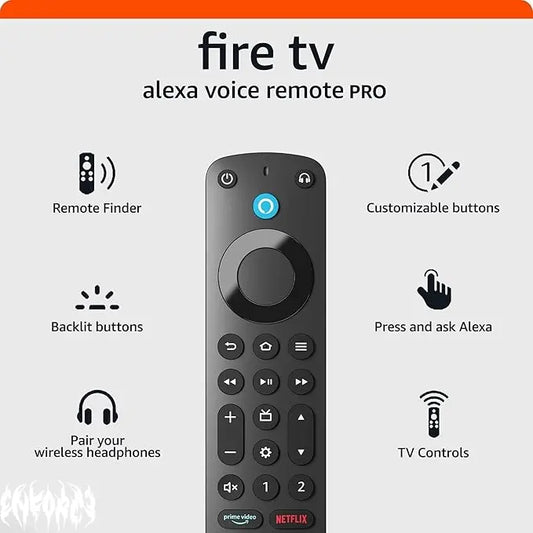 Amazon Alexa Voice Remote Pro for Amazon Fire TV Enforce Records