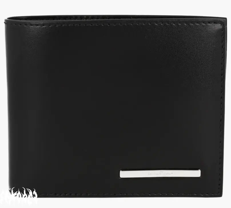 FERRAGAMO Crosta Polo Bifold Wallet Enforce Records