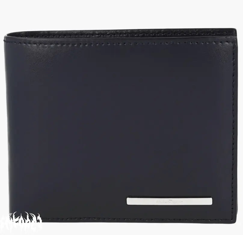 FERRAGAMO Crosta Polo Bifold Wallet Enforce Records