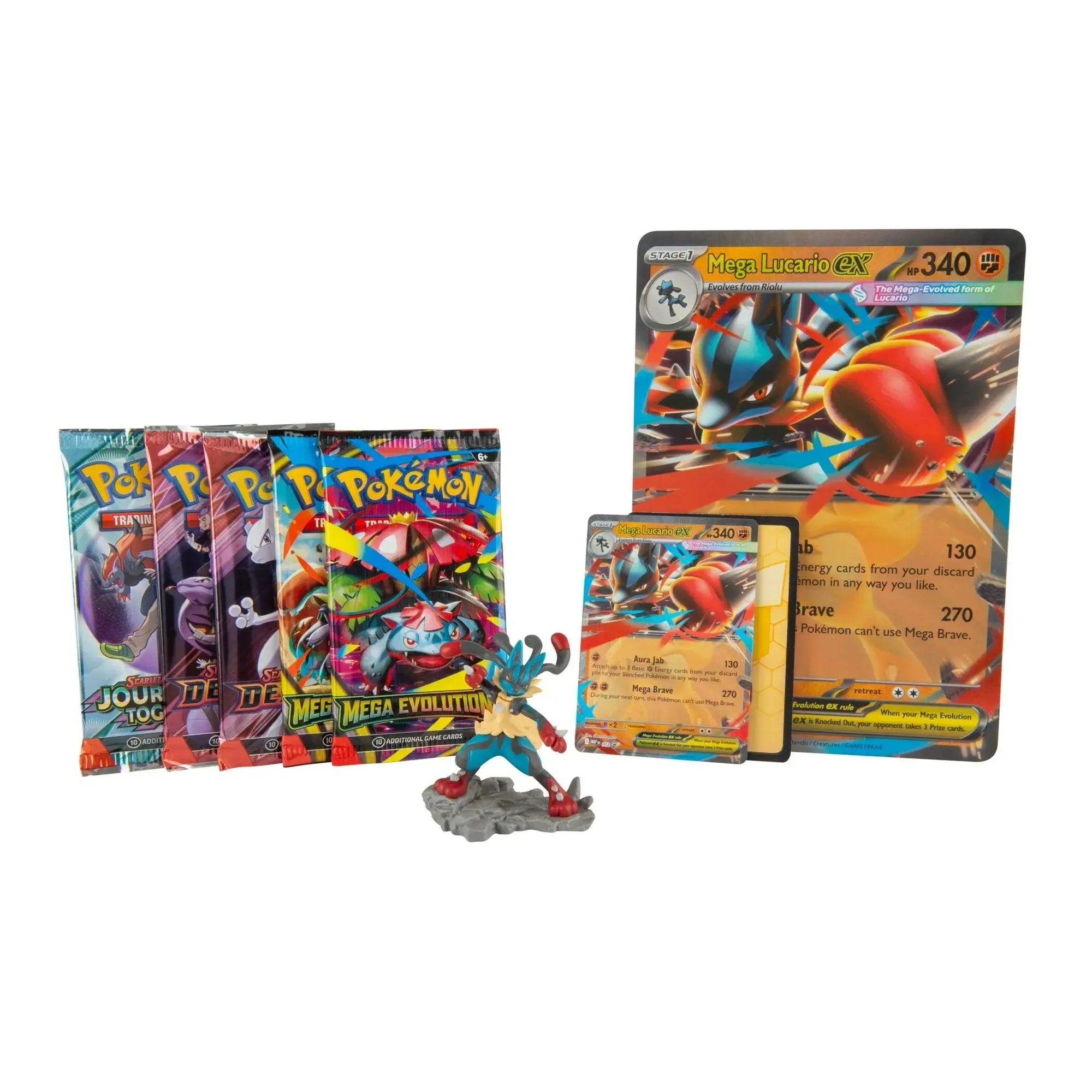 Pokemon TCG: Mega Lucario Ex Figure Box Enforce Records