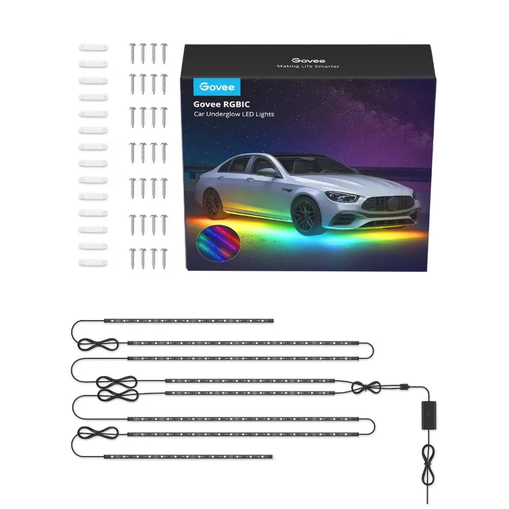Govee RGBIC Car Underglow Lights Enforce Records