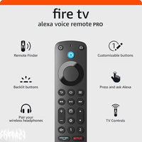 Amazon Alexa Voice Remote Pro for Amazon Fire TV Enforce Records