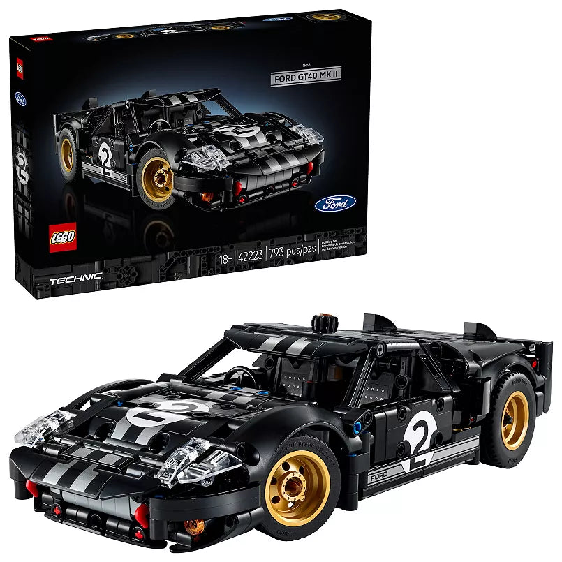 LEGO Technic 1966 Ford GT40 MKII Race Car Set 42223